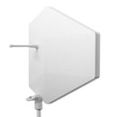 RF Venue Diversity Fin IPX White DFIN-IPXW, IP44 Weather Resistant Cross Polarized Diversity Antenna for Wireless Microphones, White