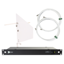 RF Venue 4 Channel Wireless Mic Upgrade Pack DFINWDISTRO4, DISTRO4 Antenna Distribution with Wallmount Diversity Fin Antenna, White