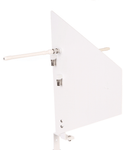RF Venue Diversity Fin Install White DFINW, Wallmount Diversity Antenna for Wireless Microphones, White