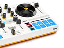 Hercules DJ DJControl Mix Ultra, Portable 2-Deck Bluetooth DJ Controller for djay, White