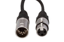 HOSA - DMX512 Adapter, XLR5M to XLR3F, 6 in