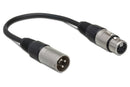 HOSA - DMX512 Adapter, XLR3M to XLR5F, 6 in
