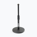 On-Stage DS7200B, Adjustable Desktop Mic Stand, Height 9"-13", Black