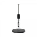 On-Stage DS7200C, Adjustable Desktop Mic Stand, Height 9"-13", Black and Chrome