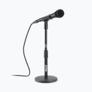 On-Stage DS8200, Adjustable Desktop Mic Stand with Rocker-Lug, Height 9"-14.25", Black