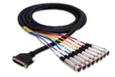 HOSA - Balanced Snake, XLR3F to DB25, 7 m