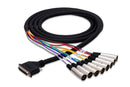 HOSA - Balanced Snake, DB25 to XLR3M, 5 m