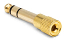 HOSA - Headphone Adapter, 3.5 mm TRS to 1/4 in TRS