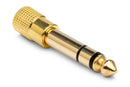 HOSA - Headphone Adapter, 3.5 mm TRS to 1/4 in TRS