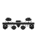 Chauvet DJ GigBAR Move ILS, 5-in-1 Pack-n-Go Lighting System with Moving Heads, Derbys, Pars, Lasers and Strobes, ILS Compatible