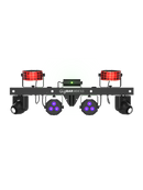 Chauvet DJ GigBAR Move ILS, 5-in-1 Pack-n-Go Lighting System with Moving Heads, Derbys, Pars, Lasers and Strobes, ILS Compatible