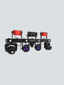 Chauvet DJ GigBAR Move + ILS, 6-in-1 Pack-n-Go Lighting System with Moving Heads, Derbys, Pars, Lasers and Strobes, ILS Compatible