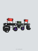 Chauvet DJ GigBAR Move + ILS, 6-in-1 Pack-n-Go Lighting System with Moving Heads, Derbys, Pars, Lasers and Strobes, ILS Compatible