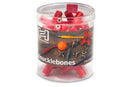 HOSA - Knucklebones Signal Splitter, 3.5 mm X 6, Red