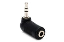HOSA - Right-angle Adapter, 3.5 mm TRS to 3.5 mm TRS