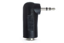 HOSA - Right-angle Adapter, 3.5 mm TRS to 2.5 mm TRS