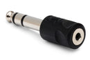 HOSA - Adapter, 3.5 mm TRS to 1/4 in TRS