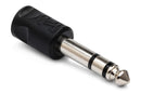 HOSA - Adapter, 3.5 mm TRS to 1/4 in TRS