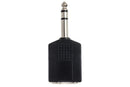 HOSA - Adapter, Dual 1/4 in TRS to 1/4 in TRS