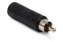 HOSA - Adapter, 1/4 in TS to RCA