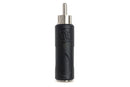 HOSA - Adapter, 1/4 in TS to RCA