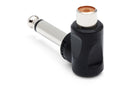 HOSA - Right-angle Adapters, RCA to 1/4 in TS, 2 pc