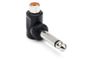 HOSA - Right-angle Adapters, RCA to 1/4 in TS, 2 pc