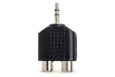 HOSA - Adapter, Dual RCA to 3.5 mm TRS