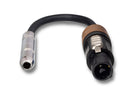 HOSA - Speaker Adapter, Hosa 1/4 in TS to Neutrik speakON, 6 in, 16 AWG x 2 OFC