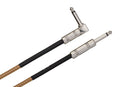 HOSA - Tweed Guitar Cable, Hosa Straight to Right-angle, 18 ft