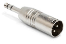 HOSA - Adapter, XLR3M to 1/4 in TRS