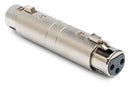 HOSA - Gender Changer, XLR3F to Same