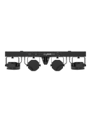 Chauvet DJ GigBAR 3 ILS, 4-in-1 Pack-n-Go Lighting System with Derbys, Wash, Lasers and Strobe Effects, ILS Compatible
