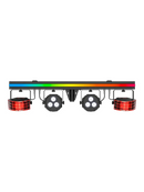 Chauvet DJ GigBAR 3 ILS, 4-in-1 Pack-n-Go Lighting System with Derbys, Wash, Lasers and Strobe Effects, ILS Compatible
