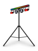 Chauvet DJ GigBAR 3 ILS, 4-in-1 Pack-n-Go Lighting System with Derbys, Wash, Lasers and Strobe Effects, ILS Compatible