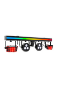 Chauvet DJ GigBAR 3 ILS, 4-in-1 Pack-n-Go Lighting System with Derbys, Wash, Lasers and Strobe Effects, ILS Compatible