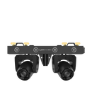 Chauvet DJ GigBAR Bridge Beam ILS, 6-in-1 Pack-n-Go Lighting System with Moving Beam Effects, Derbys, Pars, Lasers and Strobes, ILS Compatible