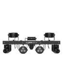 Chauvet DJ GigBAR Move ILS, 5-in-1 Pack-n-Go Lighting System with Moving Heads, Derbys, Pars, Lasers and Strobes, ILS Compatible