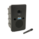 Anchor Audio Go Getter 2 System 1, Go Getter 2, AnchorLINK, and one wireless belt pack transmitter with lapel microphone and one speaker stand