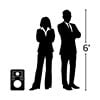 Anchor Audio Go Getter 2 Air X4, Go Getter 2 Pair, AnchorAIR and AnchorLINK, and two wireless handheld microphones, two wireless belt pack transmitters with lapel microphones, and two speaker stands