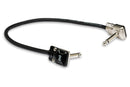 HOSA PRO - Pro Guitar Patch Cable, REAN Low-profile Right-angle to Same, 12 in