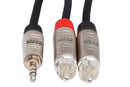 HOSA PRO - Pro Stereo Breakout, REAN 3.5 mm TRS to Dual RCA, 10 ft