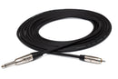 HOSA PRO - Pro Unbalanced Interconnect, REAN 1/4 in TS to RCA, 20 ft