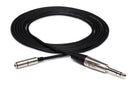 HOSA PRO - Pro Headphone Adapter Cable, REAN 3.5 mm TRS to 1/4 in TRS, 25 ft