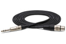 HOSA PRO - Pro Balanced Interconnect, REAN XLR3F to 1/4 in TRS, 10 ft