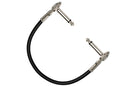 HOSA - Guitar Patch Cable, Low-profile Right-angle to Same, 6 in