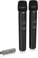Behringer ULM202USB High-Performance 2.4 GHz Digital Wireless System with 2 Handheld Microphones