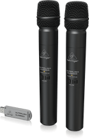 Behringer ULM202USB High-Performance 2.4 GHz Digital Wireless System with 2 Handheld Microphones