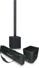 Turbosound iP2000 BUNDLE 1,000 Watt Powered Column Loudspeaker with a 12" Subwoofer