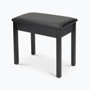 On-Stage KB8902B, Flip-Top Keyboard/Piano Bench, Height 19.5", 240 lbs. Weight Capacity, Wood / Vinyl Construction, Black